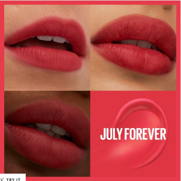 Maybelline Super Stay Teddy Tint Matte Lip Tint | July Forever | NEW MAKEUP - Picture 5 of 5